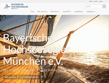 Tablet Screenshot of bhs-muenchen.de